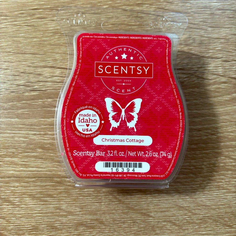 Scentsy Christmas Cottage Fragrance Wax Bar New